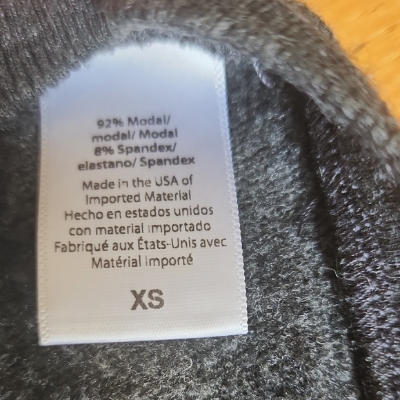 Beyond Yoga Charcoal Long Sleeve Top - Picture 4 of 5